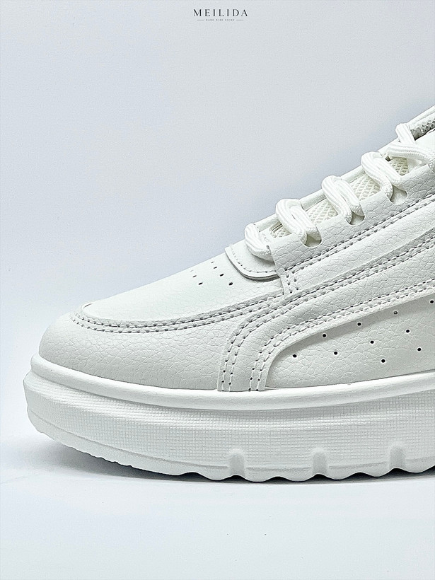 ونس وارداتی راحتی زنانه روزمره برند k shoes کد 13332 رنگ سفید تمام