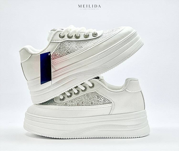 ونس کتونی وارداتی راحتی زنانه روزمره و پیاده روی نیوبالانس برند k shoes کد13312 رنگ سفید